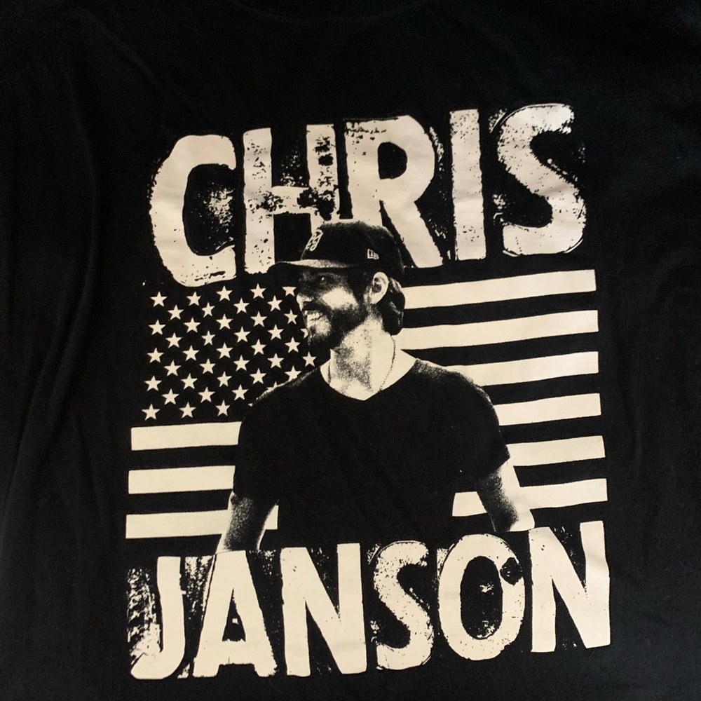 Vintage country music concert Tee. Chris Janson